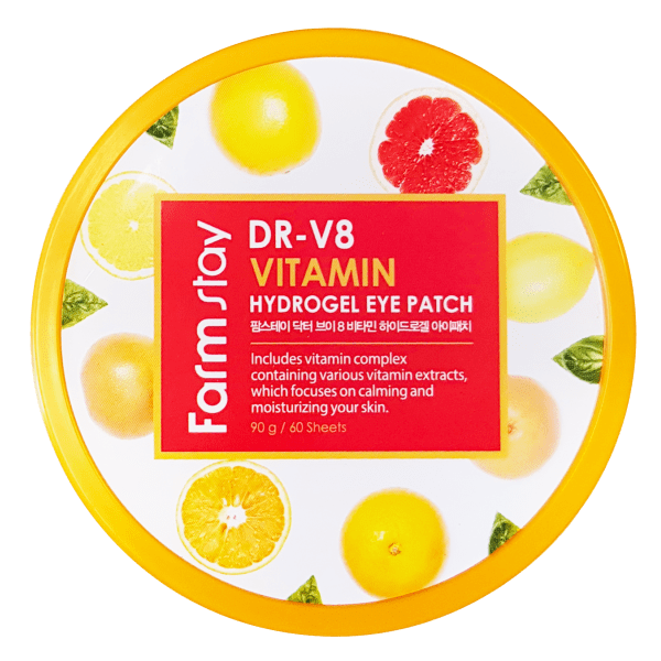 DR-V8 Vitamin Hydrogel Eye Patch. Гидрогелевые патчи с витаминами